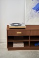 Komoda na gramofon z dębu fornir do pokoju lub biura
