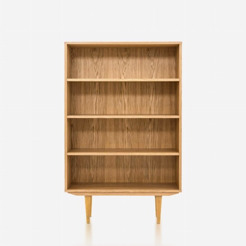 Regał na książki z dębu kolor beżowy